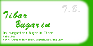 tibor bugarin business card